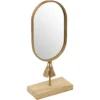 MIROIR METAL BOIS RIVI H.35CM