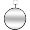 MIROIR METAL GOUSSET D.30CM