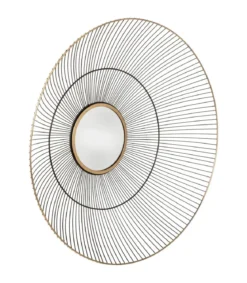 MIROIR METAL LENY D.64.5X15CM