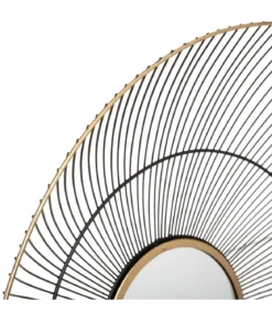 MIROIR METAL LENY D.64.5X15CM