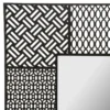 MIROIR METAL TEECO D.66X91.5CM