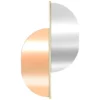 MIROIR METAL TEINTE  COLINE D.43X72CM