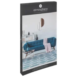 MIROIR METAL TEINTE  COLINE D.43X72CM