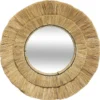 MIROIR RAPHIA SAFARI D.57CM