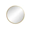 MIROIR ROND A SUSPENDRE D.50CM OR METAL