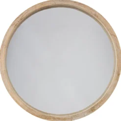 MIROIR ROND NATUREL SCANDI D.50CM