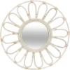 MIROIR ROTIN FLEUR D.56CM