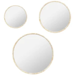 MIROIR ROTIN JESSY D.25CM