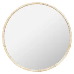 MIROIR ROTIN JESSY D.45CM