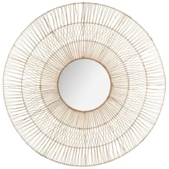 MIROIR ROTIN LONA D.110CM