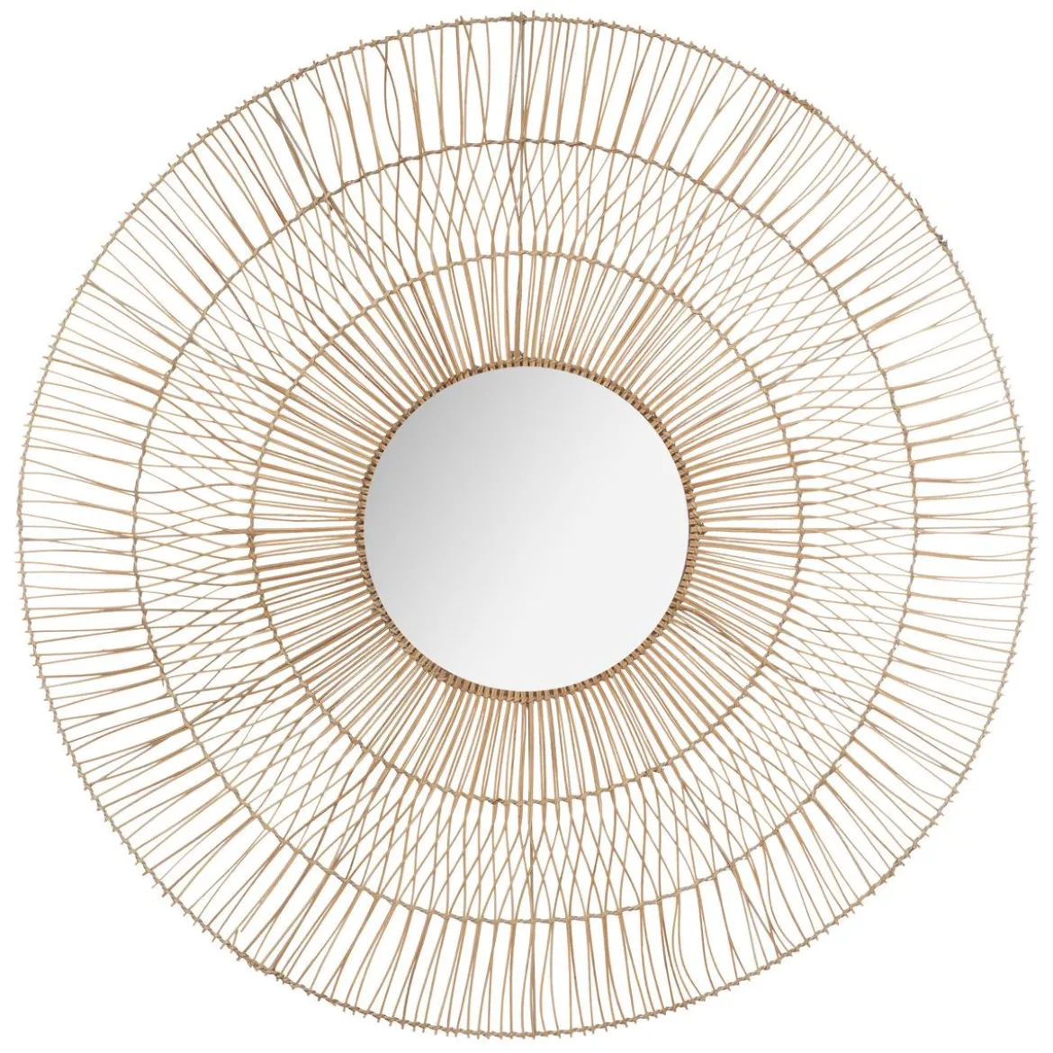 MIROIR ROTIN LONA D.110CM