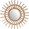 MIROIR ROTIN SOLEIL D.30CM
