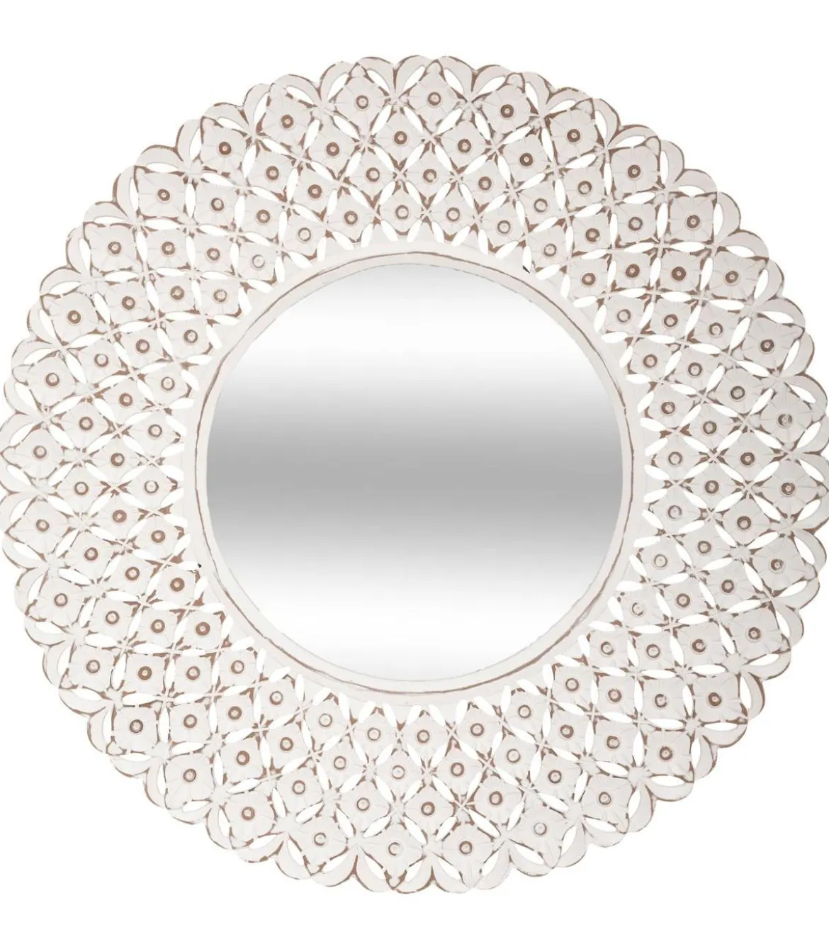 MIROIR SCULPTE FANNY D.75CM