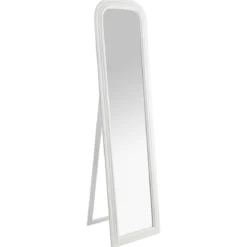 MIROIR SUR PIED BOIS BLANC 40X160CM