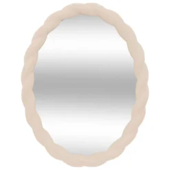 MIROIR TORSADE TESSA D.38X28CM