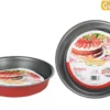 MOULE CLAFOUTIS D.24CM ACIER ANTI ADHERENT ROUGE ROSSANA