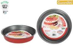MOULE CLAFOUTIS D.24CM ACIER ANTI ADHERENT ROUGE ROSSANA