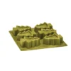 MOULE 6 SAPINS SILICONE DORE