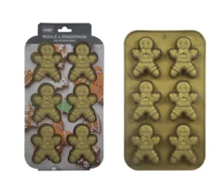 MOULE SILICONE 6 GINGERMAN DORE