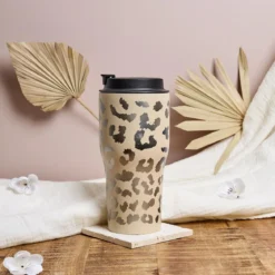MUG DE TRANSPORT LEOPARD 600ML