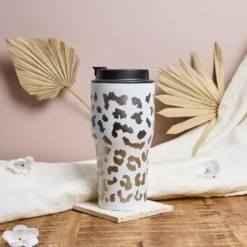 MUG DE TRANSPORT LEOPARD 600ML