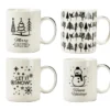 MUG DROIT SNOW PORCELAINE 36CL