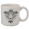 MUG GRES GAZELLE BLACK 33CL