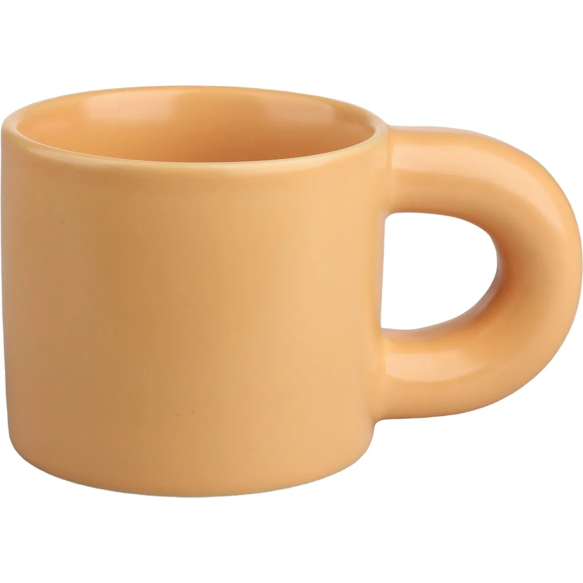 MUG PORCELAINE JAUNE 38.5CL