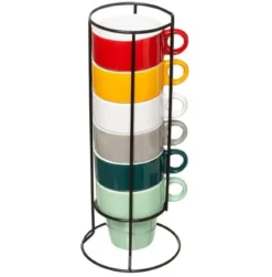 MUG SUR RACK X6 COLORAMA 26CL