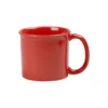 MUG TIMBALE GRES ROUGE BRIQUE 34CL