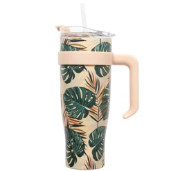 MUG TRANSPORT MIAMI FLEURS TROPICALES 1.2L