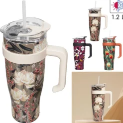 MUG TRANSPORT MIAMI WINTER FLOWER 1.2L
