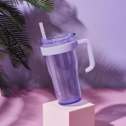 MUG TRANSPORT MINI MIAMI TRANSPARENT 600ML