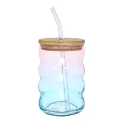 MUG VERRE PAILLE TYE AND DYE 500ML