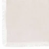NAPPE COTON FRANGE MAHA BLANC 150X250CM