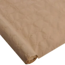 NAPPE KRAFT PAPIER DAMASSE 1.18X5M NATUREL