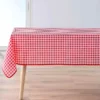 NAPPE RECTANGLE 150X240CM FILS TEINTS VICHY ROUGE