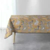 NAPPE RECTANGLE 150X240CM IMPRIME AFRICANA JAUNE