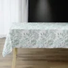 NAPPE RECTANGLE 140X240CM IMPRIME EFFET LIN CLELINE
