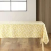 NAPPE RECTANGLE 140X240CM IMPRIMEE MICROFIBRE DIVANY JAUNE