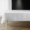 NAPPE RECTANGLE 140X240CM IMPRIME EFFET LIN CALLIS