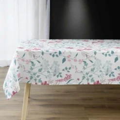 NAPPE RECTANGLE 140X240CM IMPRIME LIN FLORANTINE