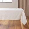 NAPPE RECTANGLE 140X240CM JACQUARD DORIANE NATUREL