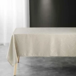 NAPPE RECTANGLE 140X240CM JACQUARD LOLLY LIN