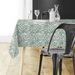 NAPPE RECTANGLE 140X240CM MICROFIBRE IMPRIMEE WILLY SAUGE