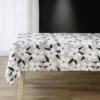 NAPPE RECTANGLE 140X240CM MICROFIBRE IMPRIME DARCY NATUREL