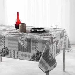 NAPPE RECTANGLE 150X240 CM POLYESTER IMP NEHA NOIR