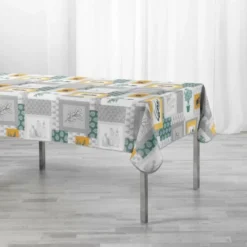 NAPPE RECTANGLE 150X240CM POLYESTER IMP GRAZIELLA JAUNE