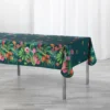 NAPPE RECTANGLE 150X240 CM POLYESTER IMP TROPICAL BLEU