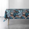 NAPPE RECTANGLE 150X240 CM POLYESTER IMPRIME ALIANOR BLEU